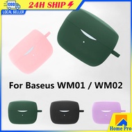 TPU Case For Baseus WM02 Case Transparent Wireless Earphone Protective Cover For Baseus Headphones