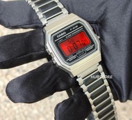 HUBSTORE CASIO 卡西歐 Casioak F91 F91WM F-91 F-91WM F-91WM-7 F-91WM-7A 銀黑紅色 防水 有現貨