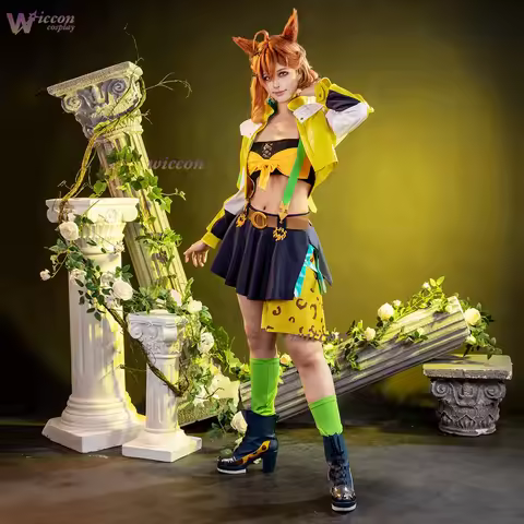 Uniform Anime Pretty Derby Jungle Pocket Cosplay Costume Jungle Pocket Uniform Dress Female Hallowee