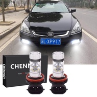 สำหรับ2003-2007 Honda Accord 4DR ซีดาน-2PC 6000K โปรเจคเตอร์ LED H11ไฟตัดหมอกหลอดไฟ