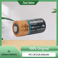 Duracell CR123A 3V 1550mAh Lithium Battery CR123 123A CR17345 DL123A 16340 Dry Primary Battery