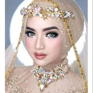 Pearl sequin tile Veil