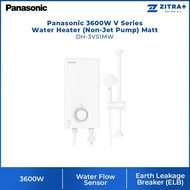 Panasonic 3600W V Series Water Heater (Non-Jet Pump) Matt DH-3VS1MW | 9 safety features | Water Resi