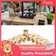 superparis 100PCS M3x4x4.2 B Knurled Threaded -  Burr Embedment Nuts for 3D Printers Embed Parts and