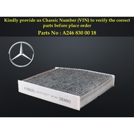Mercedes Benz - A-Class B-Class CLA GLA W176 W242 W246 GLE A45 A200 A250 Aircond Filter Cabin Air Fi
