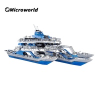 Microworld 3D Metal Puzzle Games Military Leader Warship Battleship No.1 Model Kits DIY Jigsaw Toys Birthday Gifts For Adult Kid