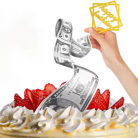 Birthday Money Box Cake Money Cake Pull Out Kit for Birthday Graduation Party Cake Decoration Includ
