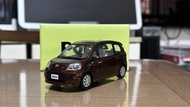 1/30 Toyota Porte 原廠模型車 啡色 4U3