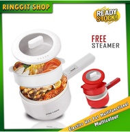 Ringgit 1.8L Multifunction Electric Cooker Periuk Nasi Ceramic Non Stick Coating Cooking Pot+ SteamT