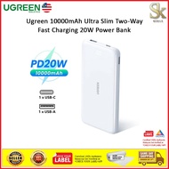 Ugreen 10000mAh 20W Power Bank | Ultra Slim Two-Way Fast Charging Powerbank | Original Ugreen Malays