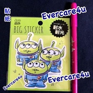 Aliens 大貼紙 三眼仔 貼紙 反斗奇兵 大貼紙 Toy Story Aliens Sticker 卡通 公仔 Alien 防水貼紙 電腦貼紙 文具 水樽貼紙 手帳貼紙 行李箱貼紙 Sticker