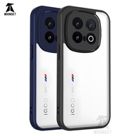 For IQOO 13 Case Crystal Clear Hard Back Soft Edges Shockproof Slim Thin Cover
