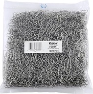 Duo Lock Snaps, Size #4, 50 lb (23 kg) test, Bright, 1,000 pc