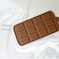 D50 D50 |French Fudge Chocolate Silicone Mold French Candle Plaster Fondant Model Soft Roll Baking