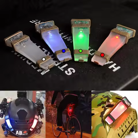 Tactical Helmet Light Airsoft Field Illumination Hook Loop Mount Rescue Light Multi Function Headlam