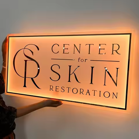 Custom Neon Sign Business Logo 3D Beauty Salon Nail Hair Studio 3D Acrylic Signs Custom Company Name