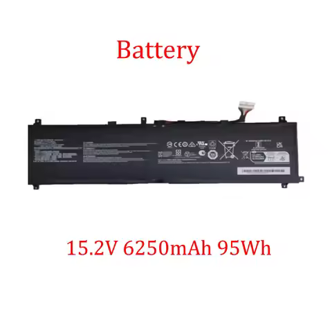 For MSI Raider GE78 HX Laptop Battery 13VI 13VH 13VG 14V 14VIG 14VHG 14VFG 14VGG MS17S1 MS-17S1 15.2