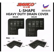 Heavy Duty L Shape Drain Cover | High quality UV Protection | Plastik Penutup Longkang L