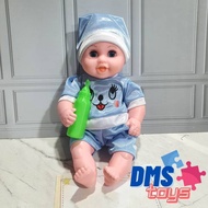 DMStoys Boneka Bayi Nangis Crying Doll Bersuara B760 Biru