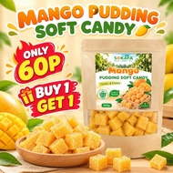SOKAFA Mango Pudding Soft Candy Tender Chewy Mango Flavor Premium Candy