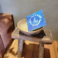 那一抹普魯士藍 藍曬窗花 明信片 good year