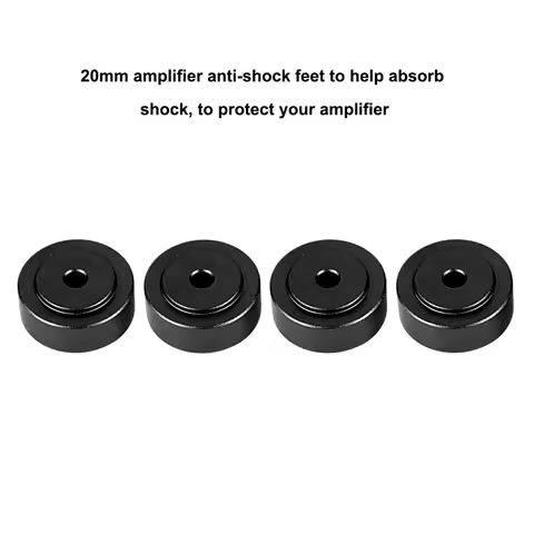 4PCS 20*8mm Aluminum Alloy Amplifier Feet Shock Absorber Amplifier Pads Feet