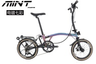 16Inch Folding Bike /9-Speed Three Folding Bicycle / Disc Brake Bike