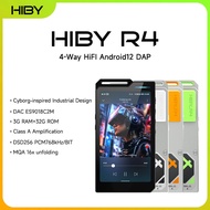 HiBy R4 ES9018Q2M*4 Android12 HiFi Pemain Muzik MP3 Audio Bluetooth WiFi DSD256 MQA 16x USB DAC Fon 
