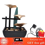 Moonbase Wrought Iron Flowing Water Ornaments Fountain Feng Shui For Home TV