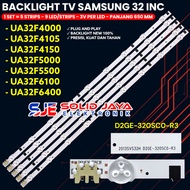SAMSUNG 32 INC LED TV BACKLIGHT UA 32F4000 32F5000 32F5500 32F4150 32F6100 32F6400 32F5105 BL 9K 3V 