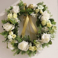 European Style Korean Style Wedding Silk Flower Decoration Background Props Wedding Garland Church L