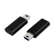 Duttek USB C to Mini USB Adapter 2 Pack, Mini USB to USB C, 480Mbps Type USB C Female to Mini USB Ma