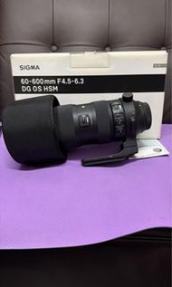 市場罕有 勁新淨 全套有盒 香港行貨 Sigma 60-600 60-600mm DG OS HSM Sport Canon EF Mount
