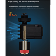 4pcs Brass Titanium Nozzle 0.25/0.4/0.6/0.8mm Heatbreak Brass Titanium Nozzle for Hotend Extruder