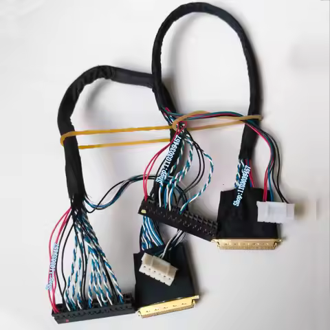 40Pin I-PEX 20453-040T LVDS 1ch 2ch 6bit Screen Cable Cord 40P I-PEX 20453 040T Single Double 6 Six 