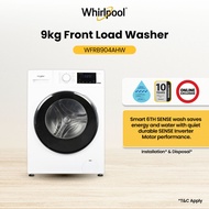 Whirlpool WFRB904AHW Time Wash 9kg Front Load Washer, 1400rpm with 2 Years Warranty