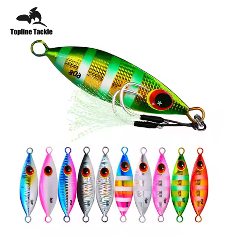 Inchiku Metal Slow Jig Fishing Hard Artificial Bionics Bait 30g 40g 60g Jigging Lure Tuna Bass Jig S