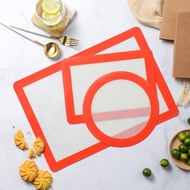 Kitchen Thickened Silicone Glass Fiber Baking Mat Silicone Face Mat Baking Macaron Baking Mat Oven M