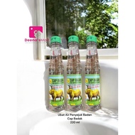 Three Legs Cooling Water 200ml | Air Penyejuk Badan Cap Kaki Tiga | Air Cap Badak