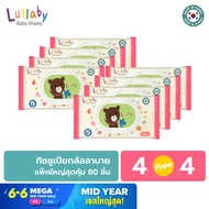 ทิชชู่เปียกเด็ก Lullaby 80 แผ่น x8 ห่อ น้ำแร่ Celtic จากฝรั่งเศส ผลิตเกาหลี อ่อนโยนเด็กแรกเกิด