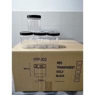 Balang kosong /Balang Kuih Plastik Pet container/Balang Biskut/YFP302 (72pcs)