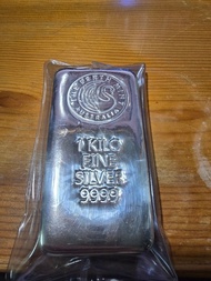 珀斯鑄幣廠 1 公斤 9999 純銀條