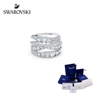 Ready Stock Swarovski Attracts Rotating Stacking Ring Female Elegant Temperament Holiday Love Gift I