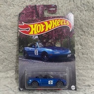 Hot Wheels 91 Mazda MX 5 Miata biru