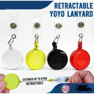 ID CARD HOLDER LANYARD PULLEY Yoyo Tag ID Badge Holder