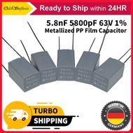 5.8nF 5800pF 63V 1% Metallized PP Film Capacitor