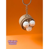 Steam Bao Bun Fidget Clicker Keychain | 3D printed