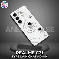 AC44-Case REALME C71-ASTRONAUT Motif-Softcase REALME C71-Casing REALME C71-Silicone REALME C71