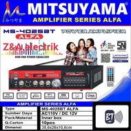 Bluetooth Powerr Amplifier ALFA Karaoke EQ MITSUYAMA