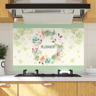 GD292 Hundred Flowers Contest Kitchen Stickers Stove Waterproof Self-Adhesive Beautiful Wall Sticker